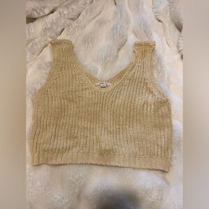 O'Neill Tan Knit Crop Top